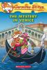 Book cover for "The mystery in Venice".