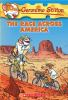 Book cover for "The race across America".