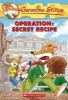 Book cover for "Operation: secret recipe".