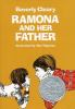 Book cover for "Ramona and her father".