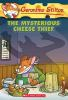 Book cover for "The mysterious cheese thief".