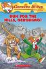 Book cover for "Run for the hills, Geronimo!".